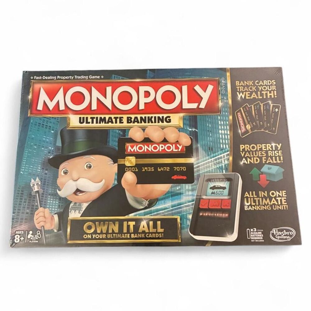 NEW Sealed Hasbro Monopoly Ultimate Banking Edition Board Game